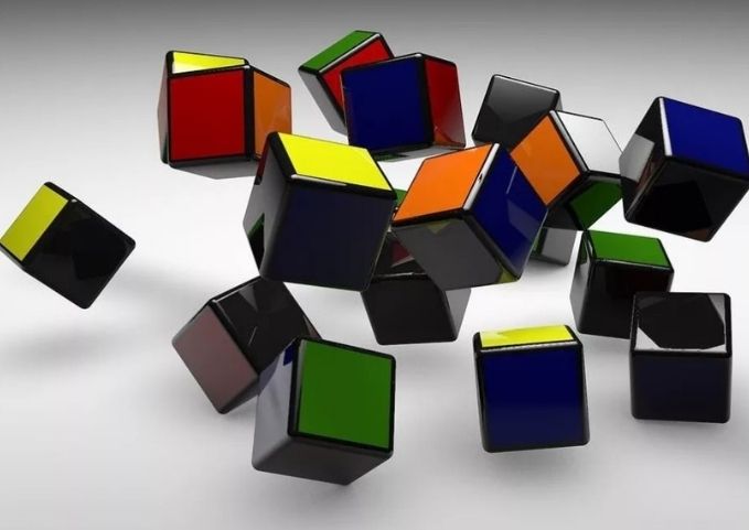 кубики из головоломки